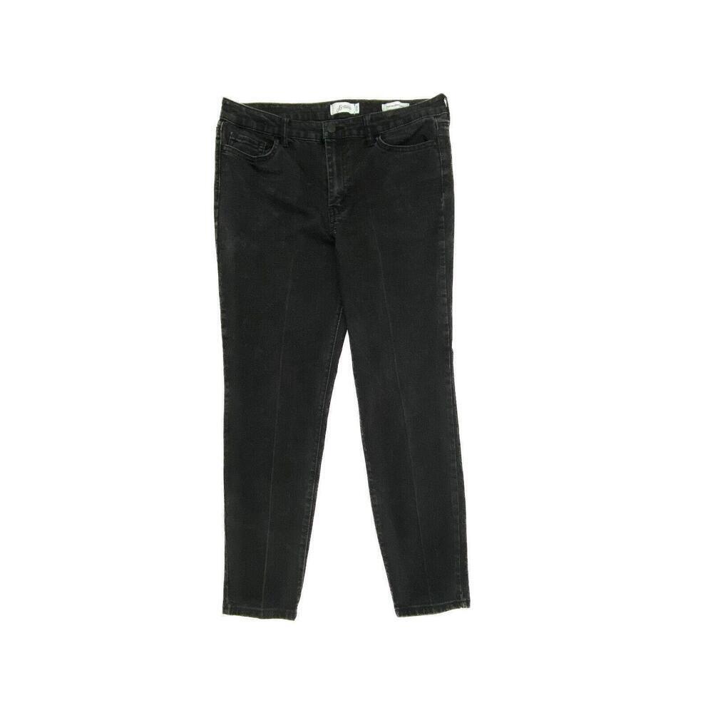 Jessica Simpson Skinny Jeans Womens 12 Black High Rise Ankle Denim